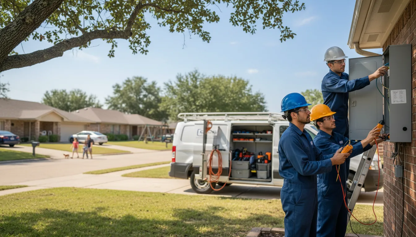 Certified electrician providing emergency electrical services in Mcclure, IL